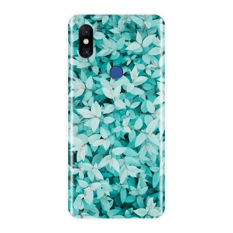 Чехол для телефона Xiaomi Mi Max Note 1 2 3 пончик с зелеными фруктами листьями Qcean Sky