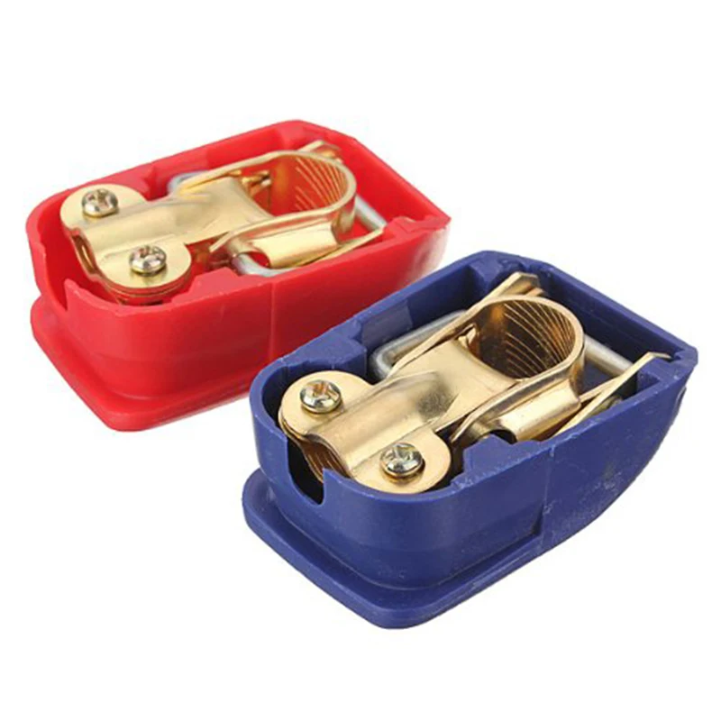 Quick Release Battery Terminals Clamps Connectors 12V One Pair Car Caravan Van Motorhome ON / OFF Snap On