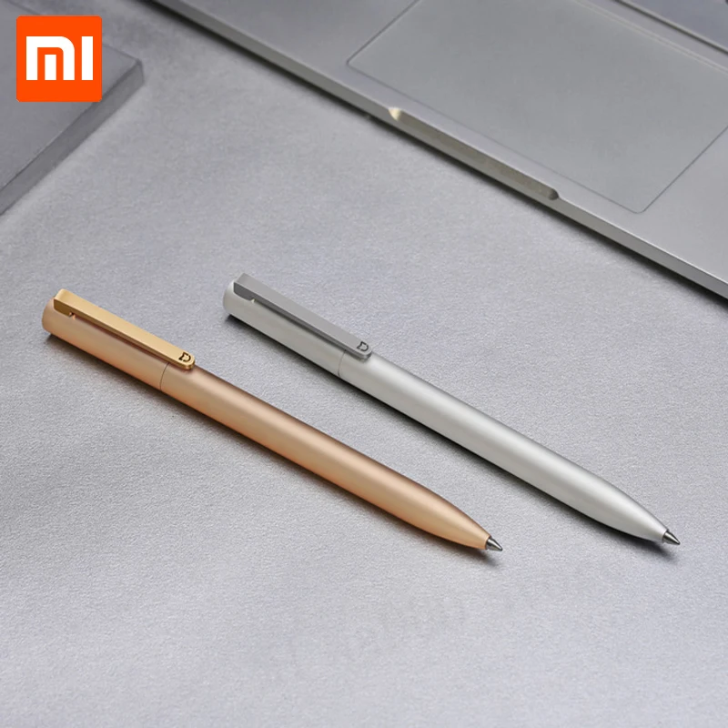 Xiaomi Mijia металлическая вывеска ручки выдвижная ручка PREMEC гладкие чернила