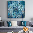 Алмазная живопись 5D с квадратнымикруглыми стразами, сделай сам, абстрактная мандала, цветок, вышивка крестиком, 5D домашний декор, подарок
