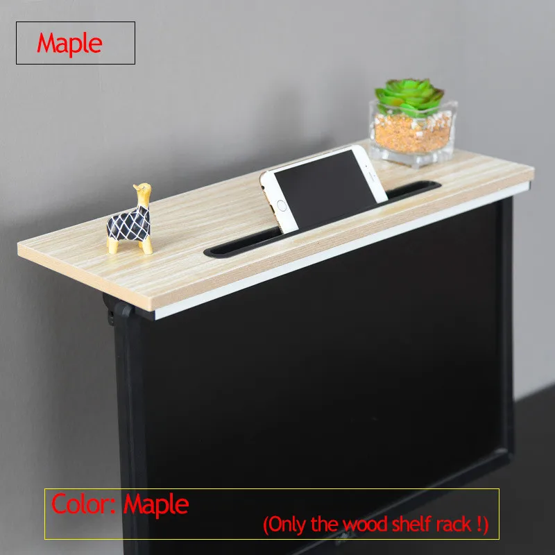 Maple ACTIONCLUB Офисный Компьютерный монитор Верхняя Полка для хранения подставка для крепления ТВ домашний стол перегородка Органайзер коробка подставка - Цвет: Maple