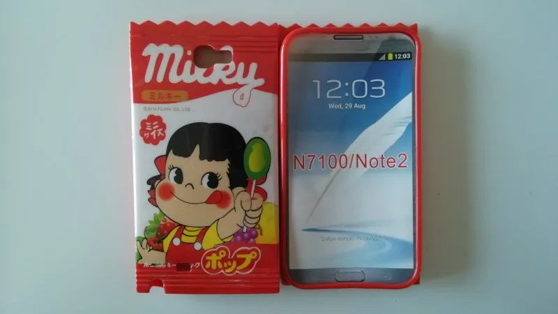 Новый стильный модный Мягкий ТПУ чехол накладка на заднюю панель для Samsung Galaxy Note 2