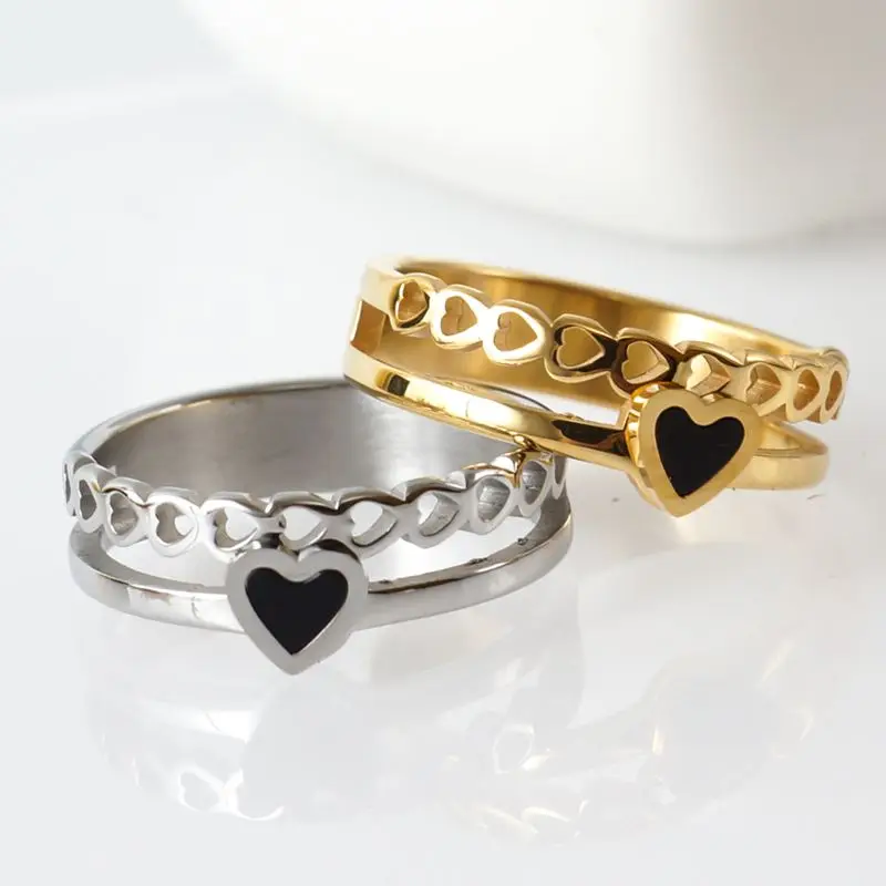 Женское и мужское кольцо из нержавеющей стали|Кольца| |