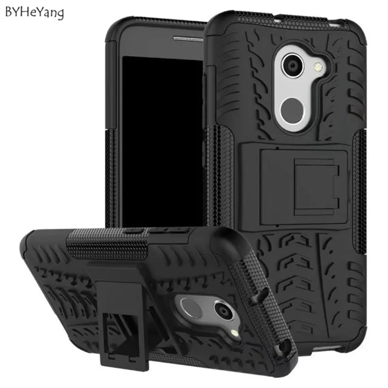 Чехол BYHeYang для Alcatel A3 Жесткий из мягкого силикона A 3 a3 5046 5046Y 5046D с держателем 5 0