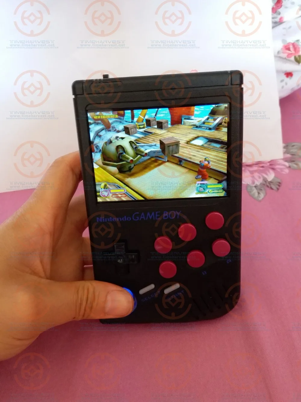 Портативная игровая консоль Raspberry Pi gameboy с LCL Super HD ips lcd и ударным джойстиком требуется заказ и доступен в течение 20 дней