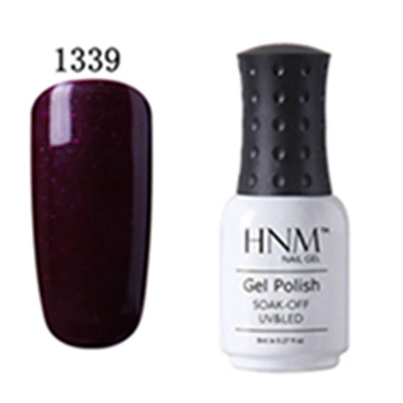 1339 HNM, 8 мл, Гель-лак для ногтей, впитывающий Гель-лак Vernis, Полупостоянный УФ-гель для ногтей, красный, синий цвет, грунтовка для ногтей - Цвет: 1339