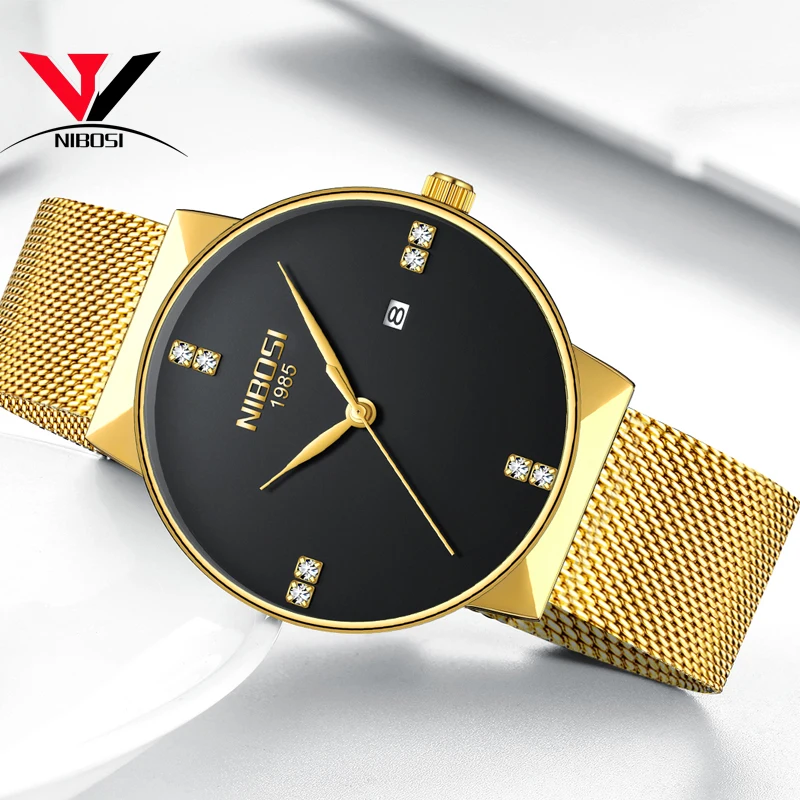 NIBOSI часы женские модные 2018 Роскошные Брендовые Часы Женские кварцевые наручные