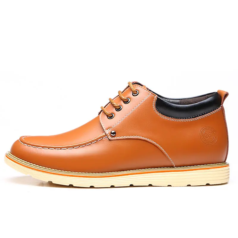 Весна-Осень 2020 Мужская повседневная обувь из натуральной кожи в британском стиле