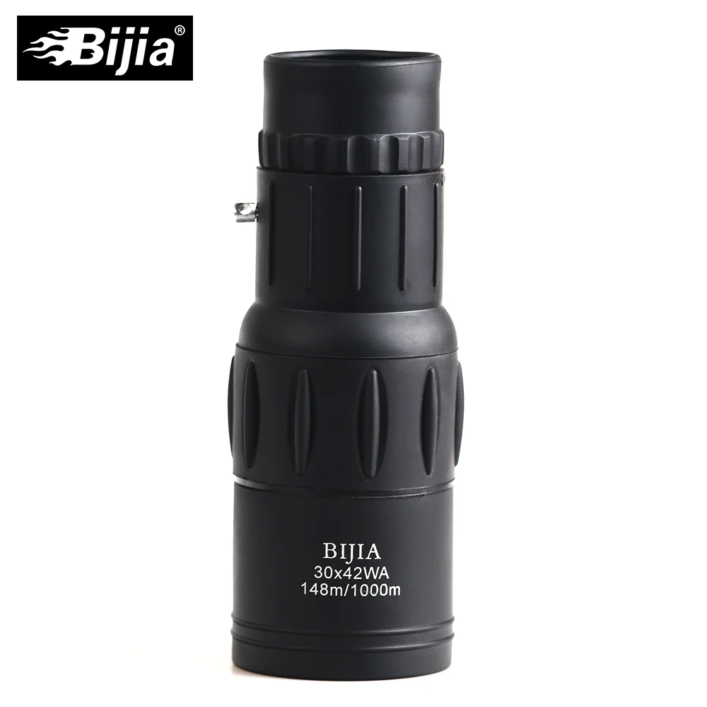 Bijia 30x42 Высокая Мощность Двойной фокус монокулярный оптический Монокуляр Spyglass HD зрительные прицелы профессиональный телескоп