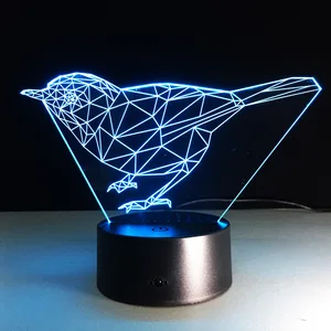 Новинка, светодиодные 3d светильники Luminaria, внешний аккумулятор, светодиодная 3d-лампа с Usb, лампы для настольных светильников, светильник для чулана, Ночной светильник с аккумулятором
