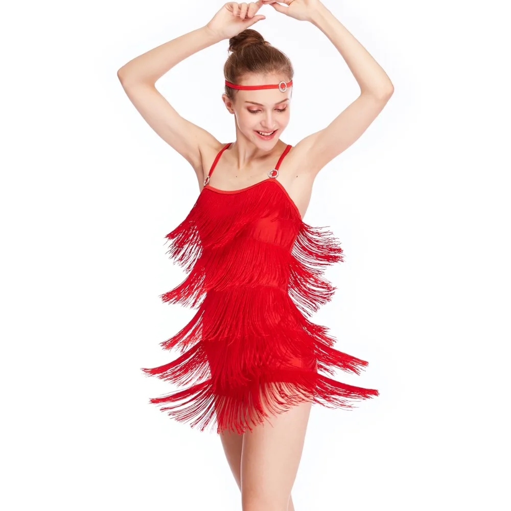 MiDee Fringe Latin Dress Salsa Cheap Ballroom Dance Costume For Sales | Тематическая одежда и униформа