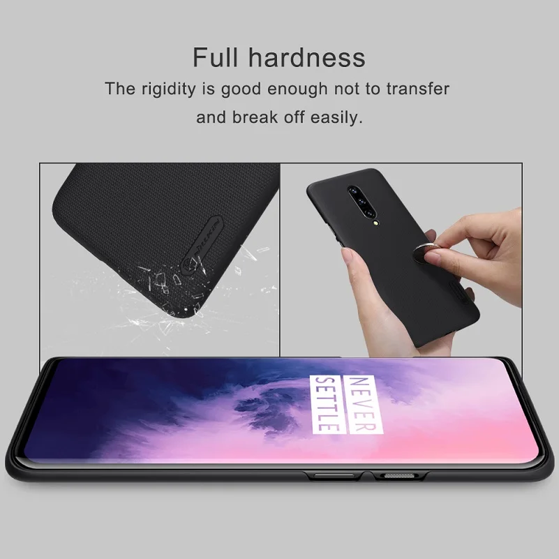 Oneplus 7 кейс чехол матовый ПК Матовая жесткая задняя крышка подарок держатель