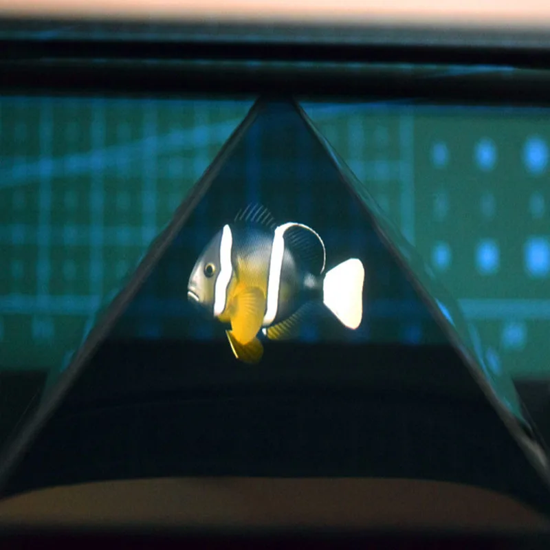 3D голографический проектор пирамида четырехмерное изображение портативный