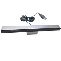 new usb infrared tv ray wired remote sensor bar receiver inductor for wii console