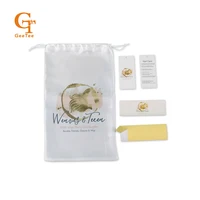 Luxury Premium Virgin Hair extensions packaging satin bags,bundle wrapping stickers and hang tags labels,human hair packing sets