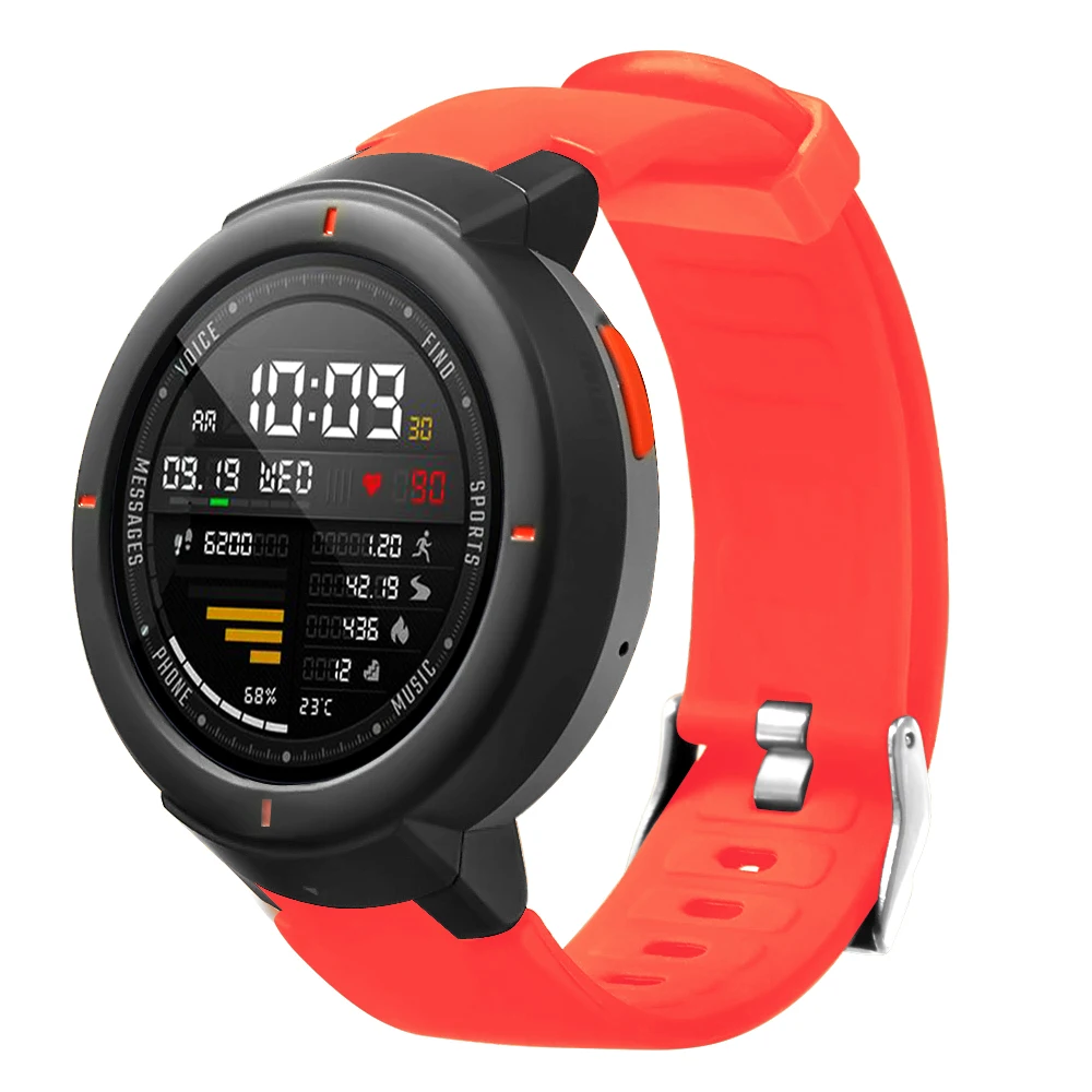 Силиконовые браслеты 2 в 1 для Xiaomi Huami Amazfit Verge ремешок браслет + экранная пленка 3 Band