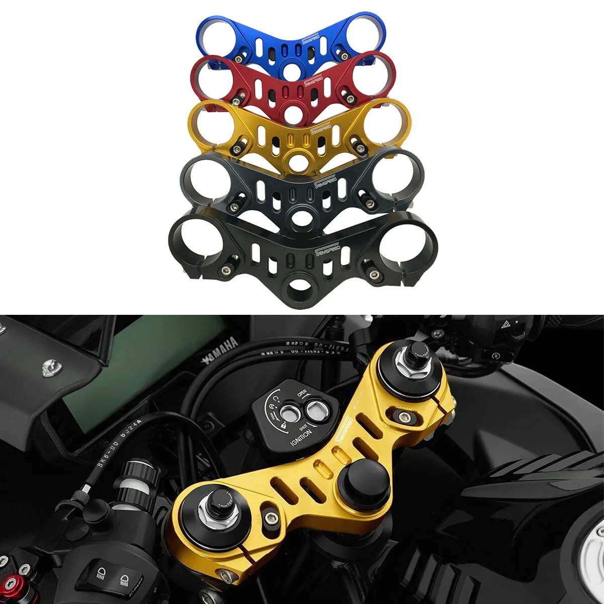 

Верхняя защитная пластина держателя вилки для мотоциклов YAMAHA YZF R15 V3.0 V3 VVA 2017 2018 2019