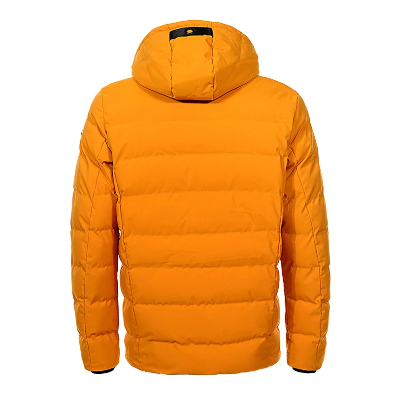 GLO-STORY Men's 2018 Winter Thick Warm Padded Hooded Jackets Coats Man Fleece Liner Streetwear Parkas with Big Zipper MMA-6692 | Мужская
