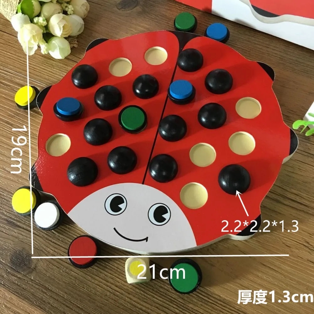 Обучающие игрушки для детей деревянный Жук память в шахматах | Игрушки и хобби