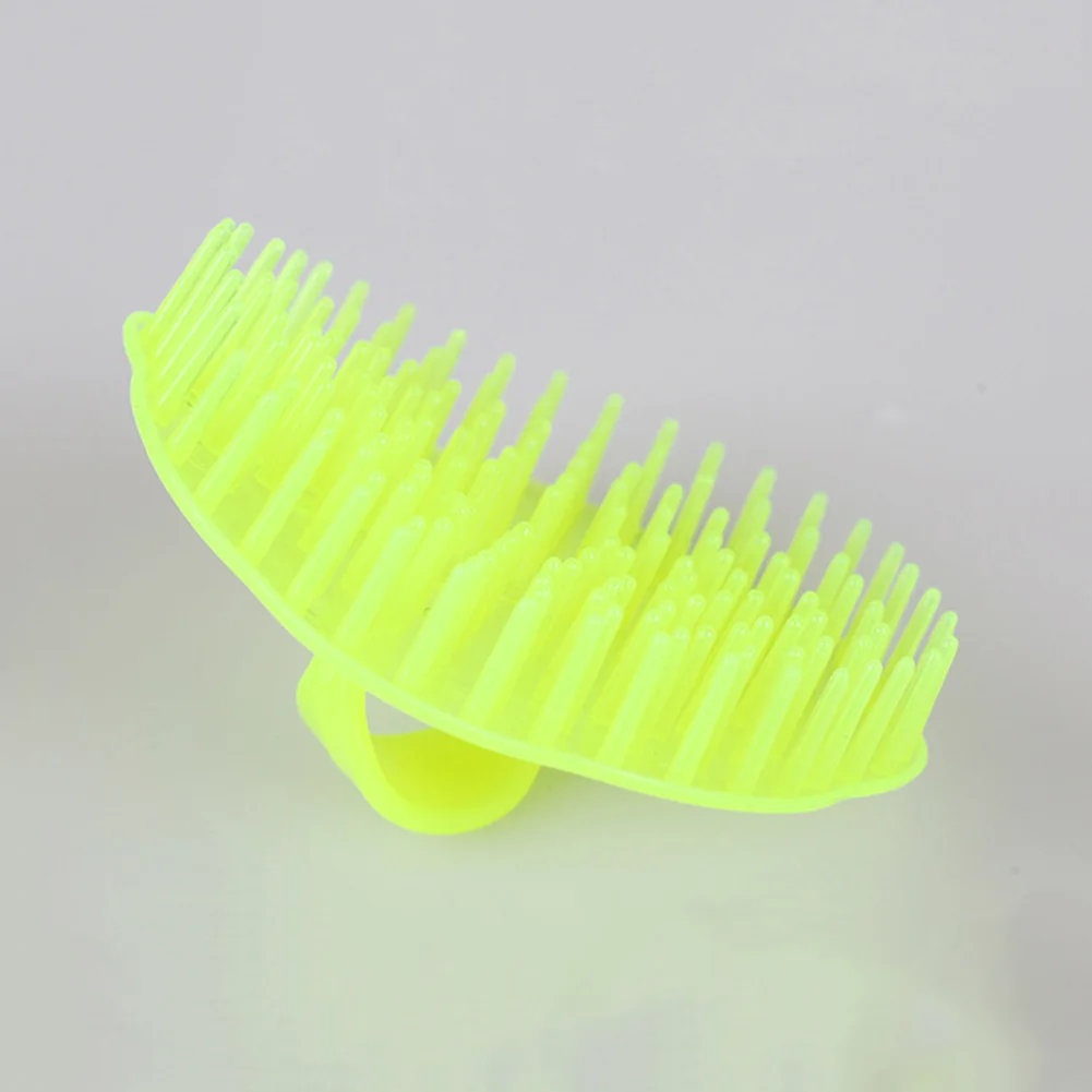 Горячая 2 шт./компл. щетка для мытья волос Мягкий массажер головы ванны здоровый