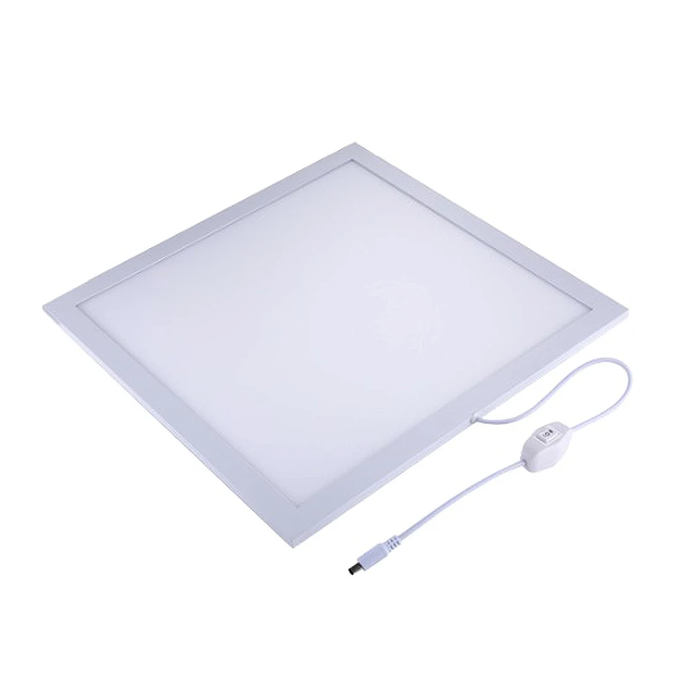 SCLS New PULUZ 1200LM LED Photography Shadowless Bottom Light Lamp Panel for 40cm Photo Studio Shooting Tent Box &amp No Polar |