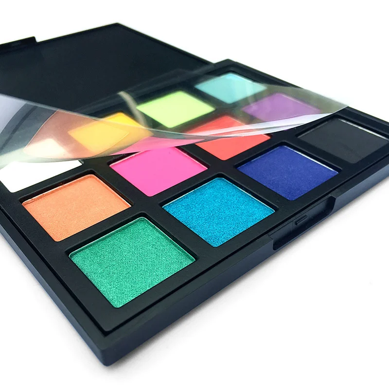 Тени для век 12 цветов Палетка теней с мерцающим блеском матовых косметика макияж