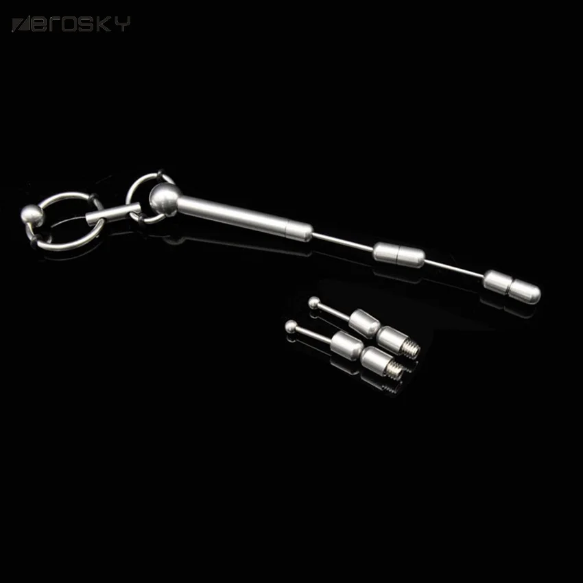 Уретральный пенис Zerosky из нержавеющей стали для стимуляции мочеиспускания