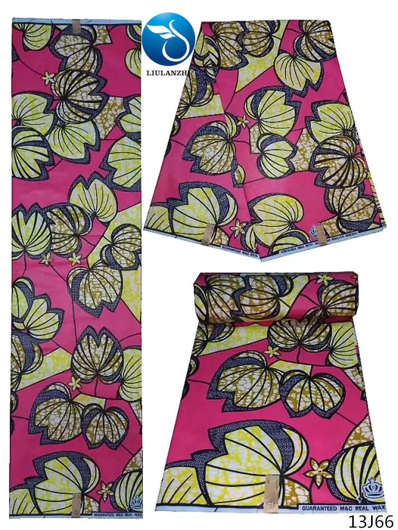 LIULANZHI красная Java восковая ткань 100% хлопок настоящая вощеная Анкара для вечеринки