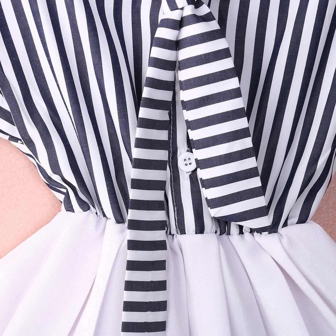 2019 New Hot Sale Latest Summer Fashion Cute Toddler Kids Girls Striped Casual Swing Dress Sundress Clothes 2-7T | Детская одежда и