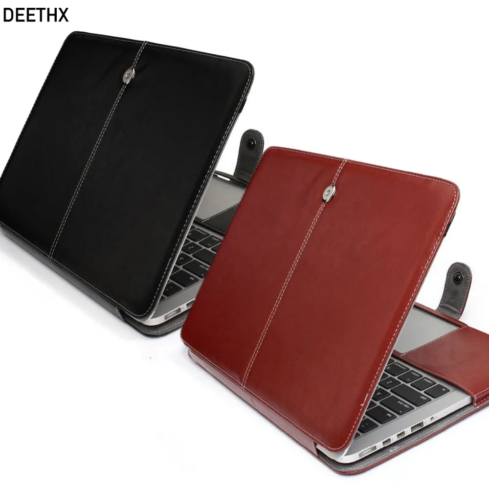 DEETHX, сумка из искусственной кожи для Apple Macbook pro retina Air 11 12 13 15, Air 13 A1932 A1466, pro A1707 A1706 A1708 Чехол-книжка