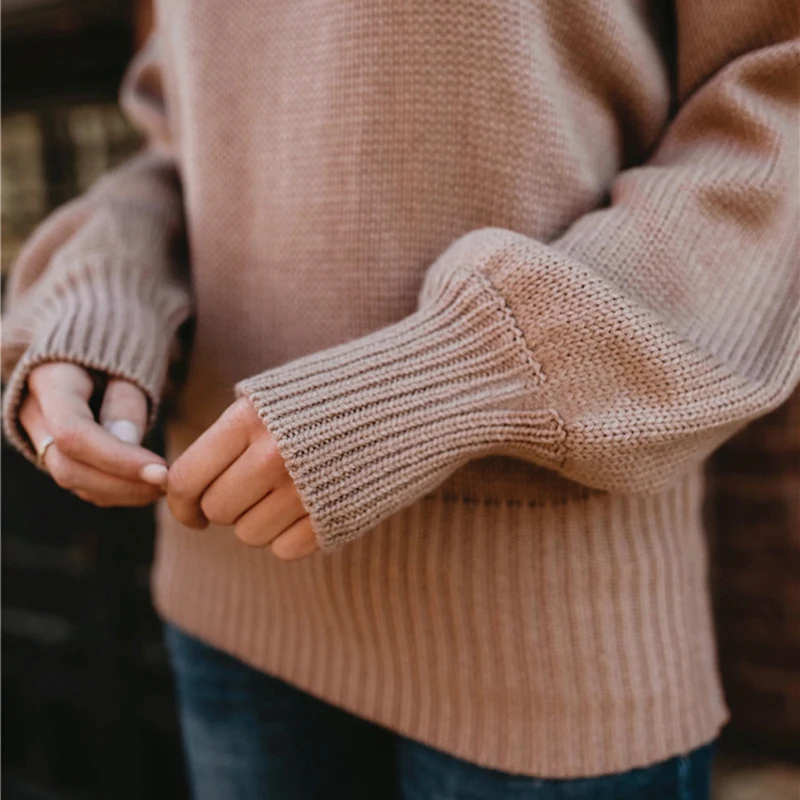 Женский трикотажный пуловер с бантом откровенный дизайнерский свитер открытой