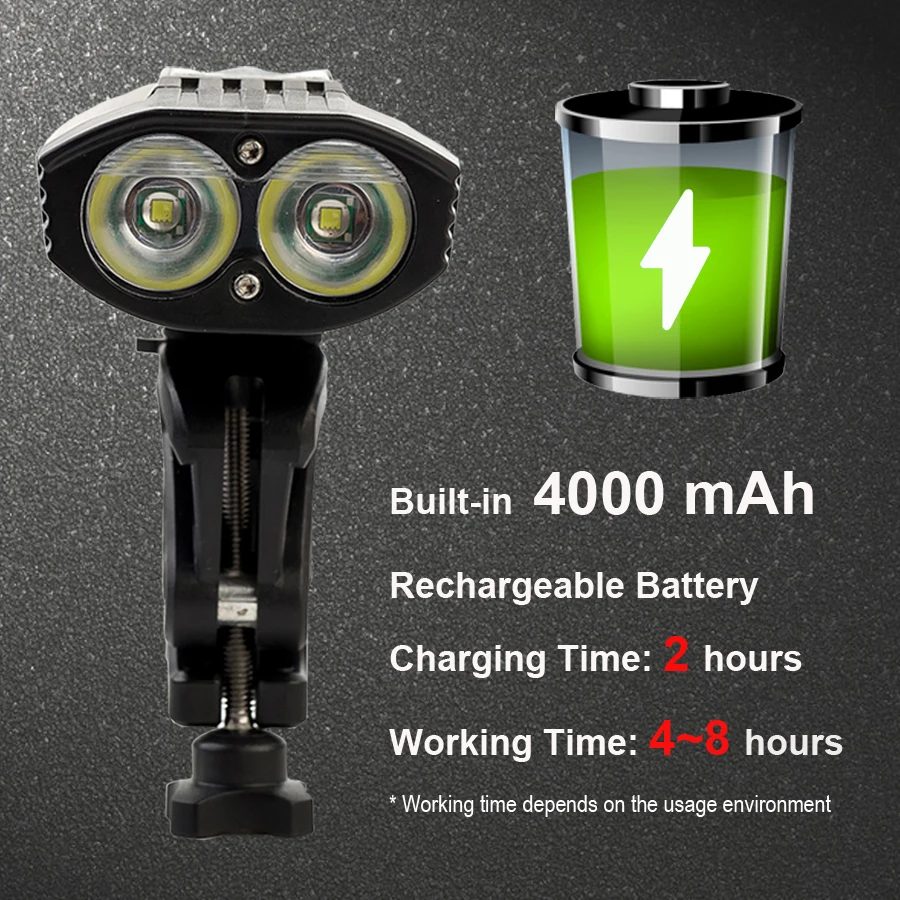 Велосипедный фонарь велосипедный водонепроницаемый перезаряжаемый внешний