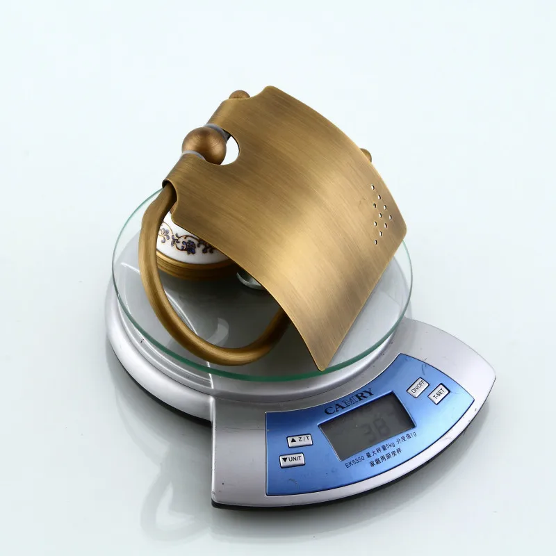 Европейская латунная бронзовая подставка для туалетной бумаги Классический