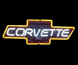 

Стеклянный неоновый Световой знак CORVETTE