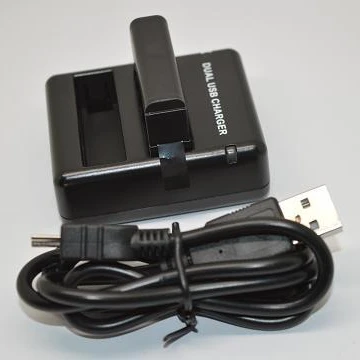 Аккумулятор (2 шт.) + двойное зарядное устройство для GoPro HERO 4 Black Silver Go pro и Pro AHDBT 401