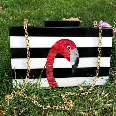 2018 новая Мини акриловая женская сумка на плечо диагональная маленькая