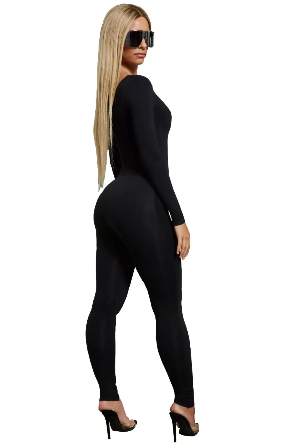 

Women Full Sleeve Skinny Bodysuits Sheath Women One Piece Jumpsuits