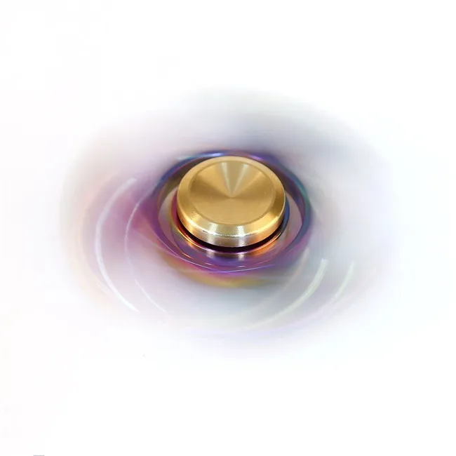 Actionbabei новый креативный Радужный EDC Fidget Metal Tri Hand Spinner СДВГ аутизм фокус игрушка
