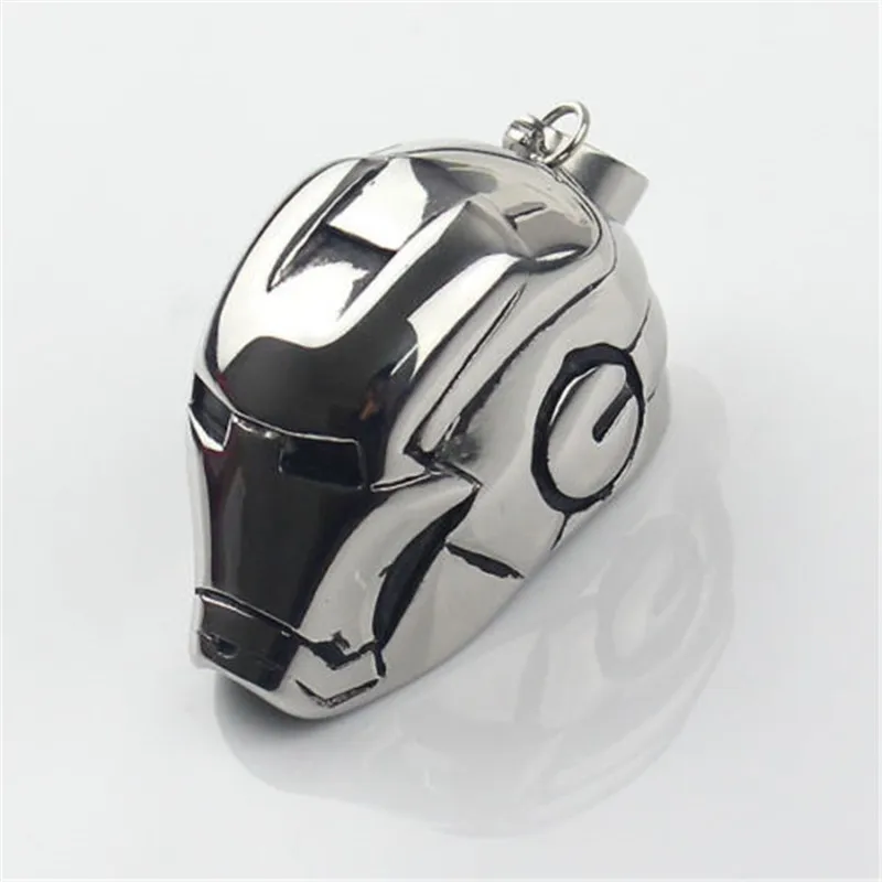 

Heavy Big Men's Jewelry Silver color Iron Man 316L Stainless Steel Pendant Cool