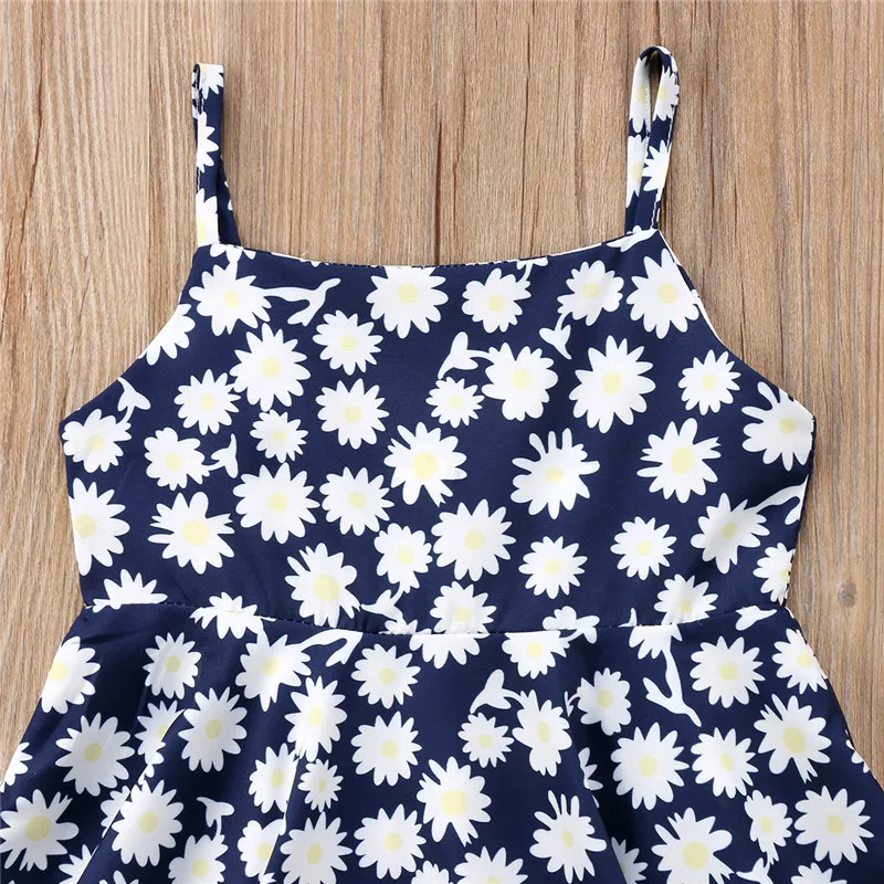 2018 Fashion Toddler Kids Baby Girls Cloths Princess Floral Sleeveless Cotton Tutu Dress Sundress Clothing Outfit | Детская одежда и