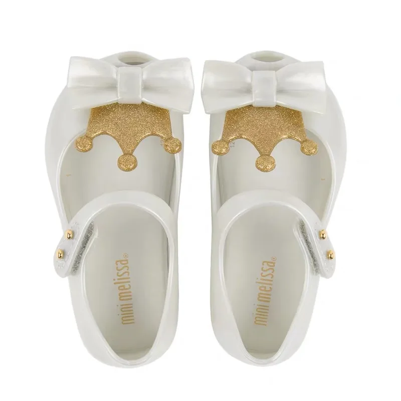 Мини Melissa Ultragirl/Милая прозрачная обувь для девочек Crown летние Нескользящие