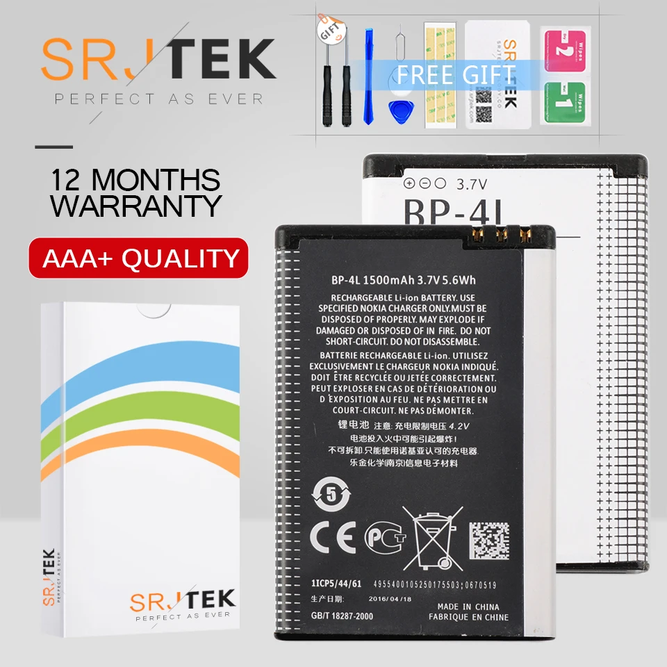 Srjtek для Nokia Lumia 1520 Батарея BV-4BW BV4BW BV 4BW 3500 мАч Lumia1520 аккумулятор запасные части