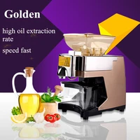 mini oil mill automatic hot and cold double pressing machine multifunctional home use screw oil press zf