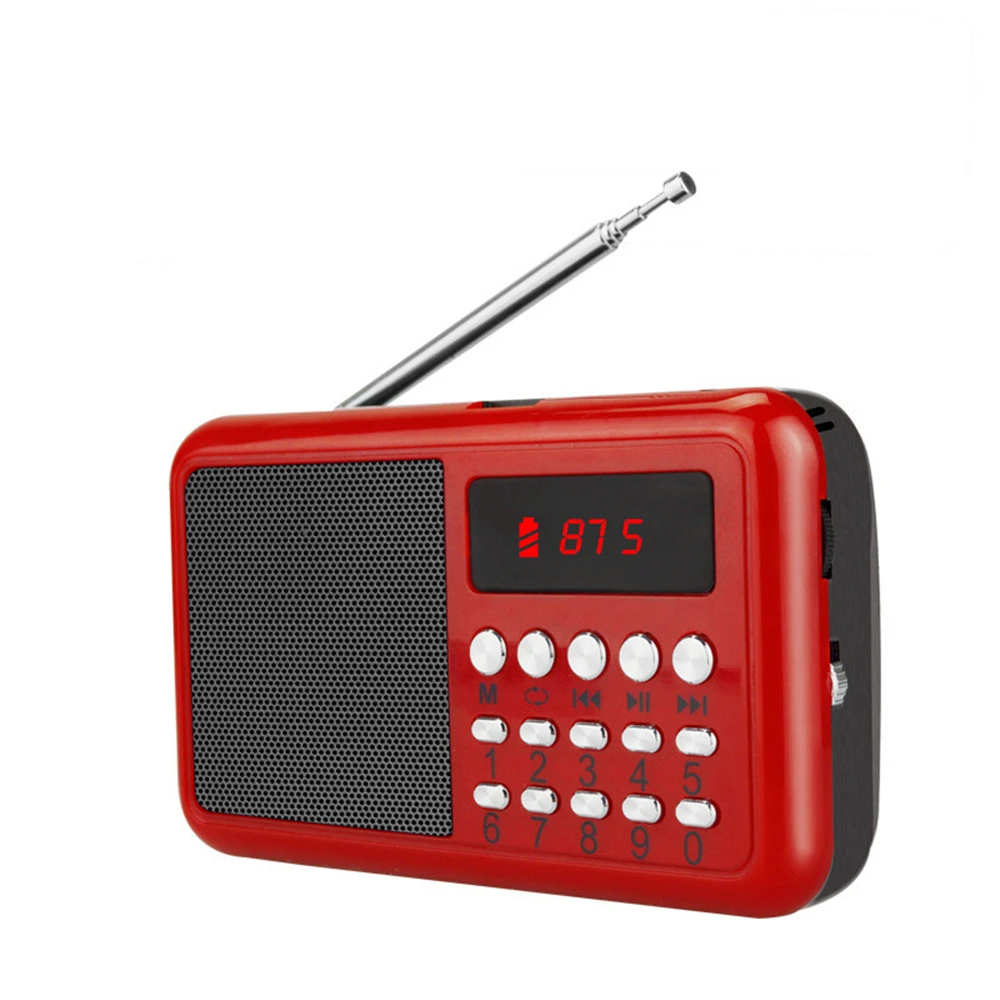 18650 батарея портативный мини fm-радио динамик музыкальный плеер SD/TF карта USB для ПК iPod Телефон Микро карта цифровой интернет радио FM