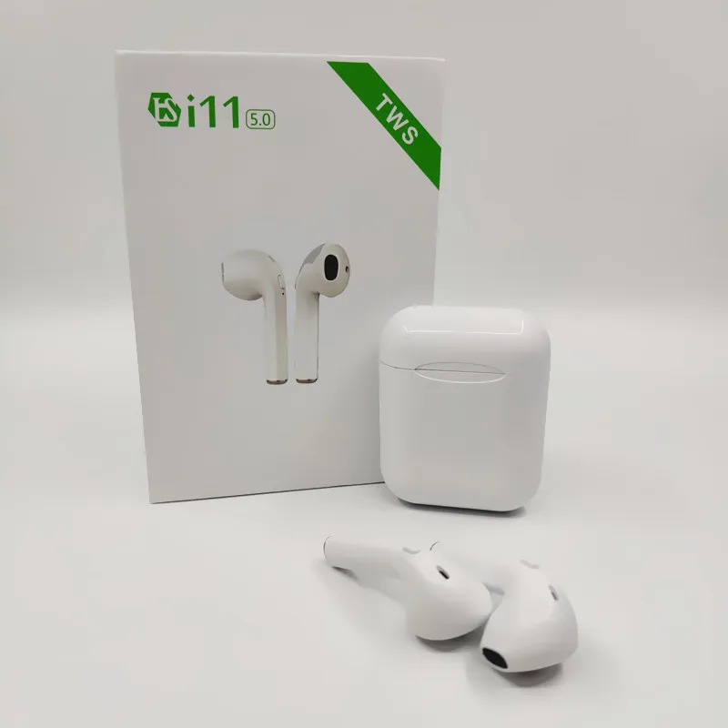 I11 Tws наушники беспроводные Bluetooth гарнитура для iPhone 8Plus Samsung ggalaxy S8 S9 Note 9|Наушники и