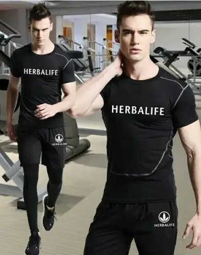 Herbalife Мужская спортивная одежда для фитнеса, бега, спорта на открытом воздухе, трио, велосипедная майка DH MX MTB Racing - Цвет: Черный