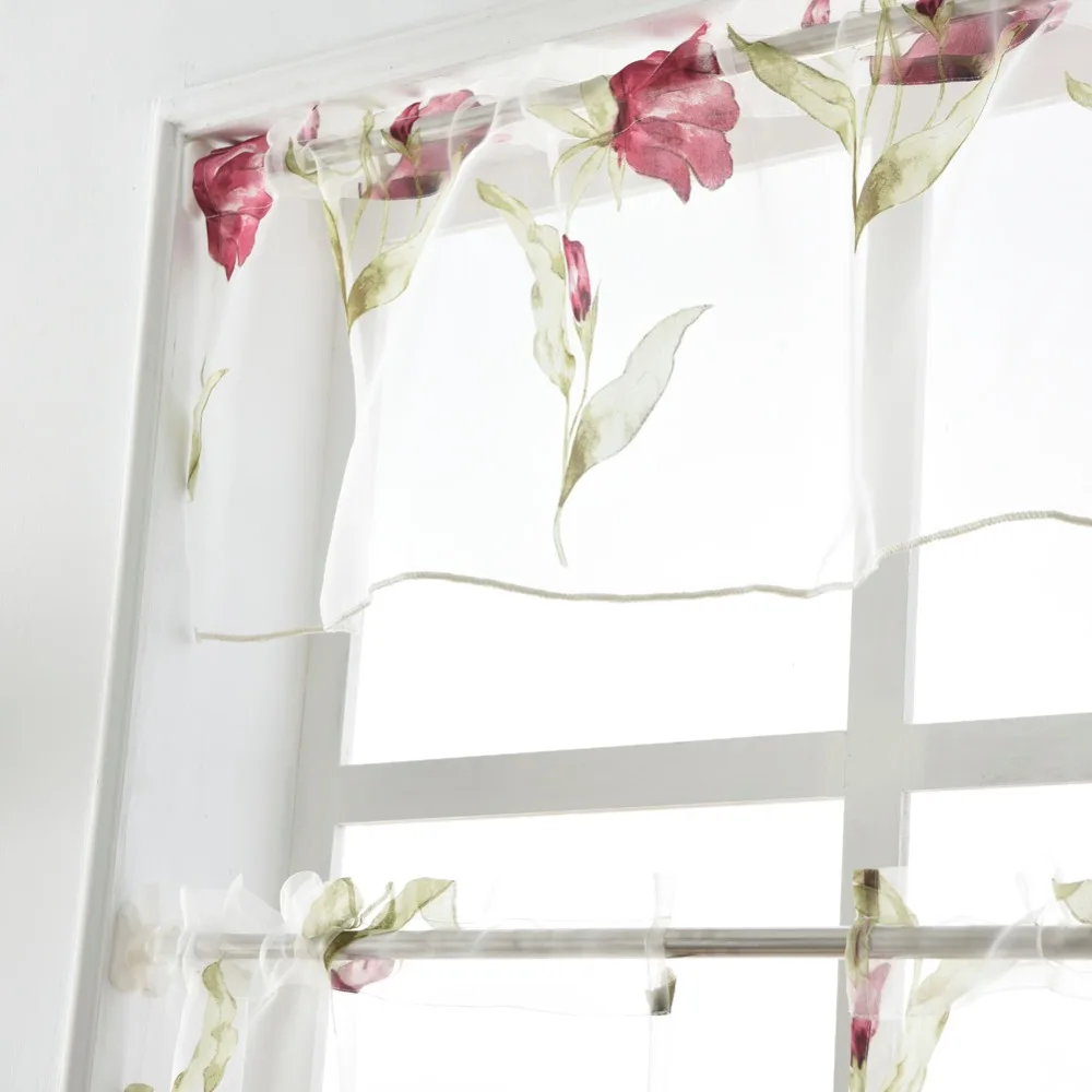 Набор для обработки окон NAPEARL панель штор кафе готовая штанга с карманом