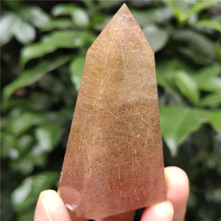 Rutilaed хрустальные точечные кварцевые камни натуральные кристаллы Wicca Cristal Islande Pierre