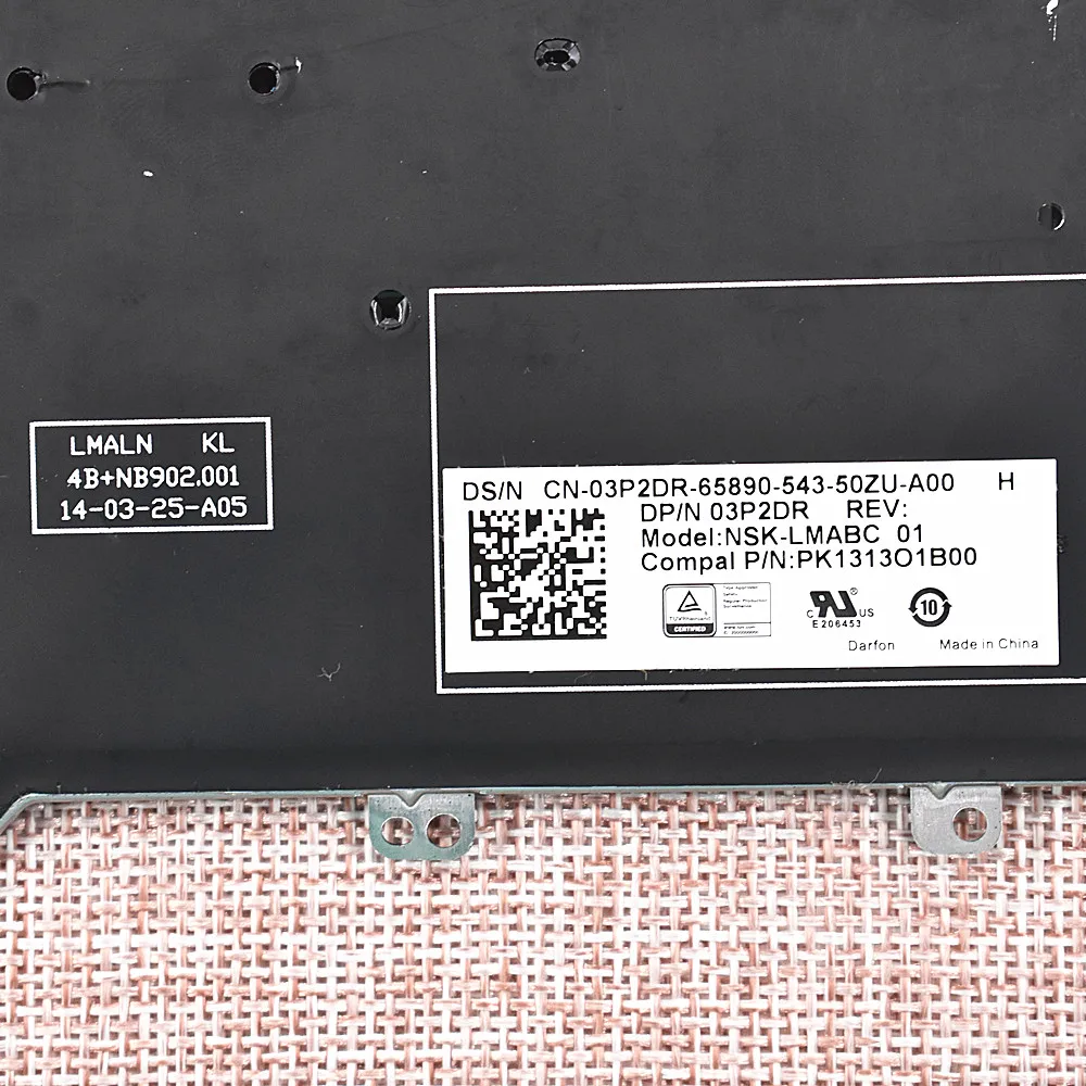 Клавиатура для ноутбука для нового Dell Latitude E7250 E5250 с подсветкой 3P2DR