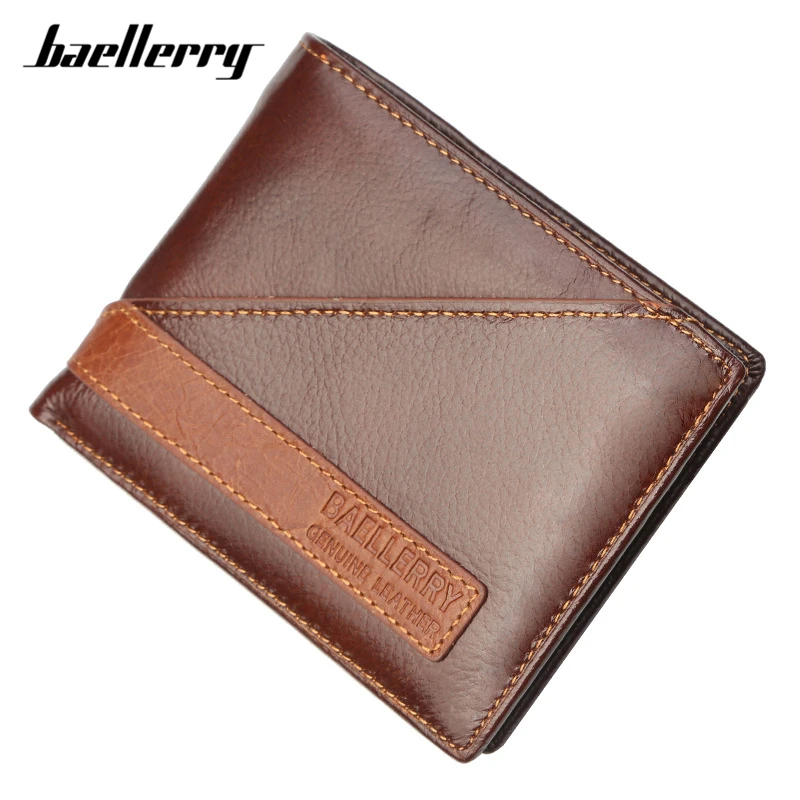 Бренд Baellerry мужской кошелек из натуральной кожи высокое качество 6 стилей